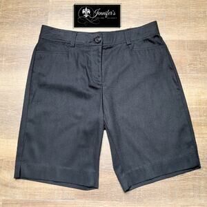 Counterparts Women's Black Cotton/Spandex Bermuda Shorts Size 12P